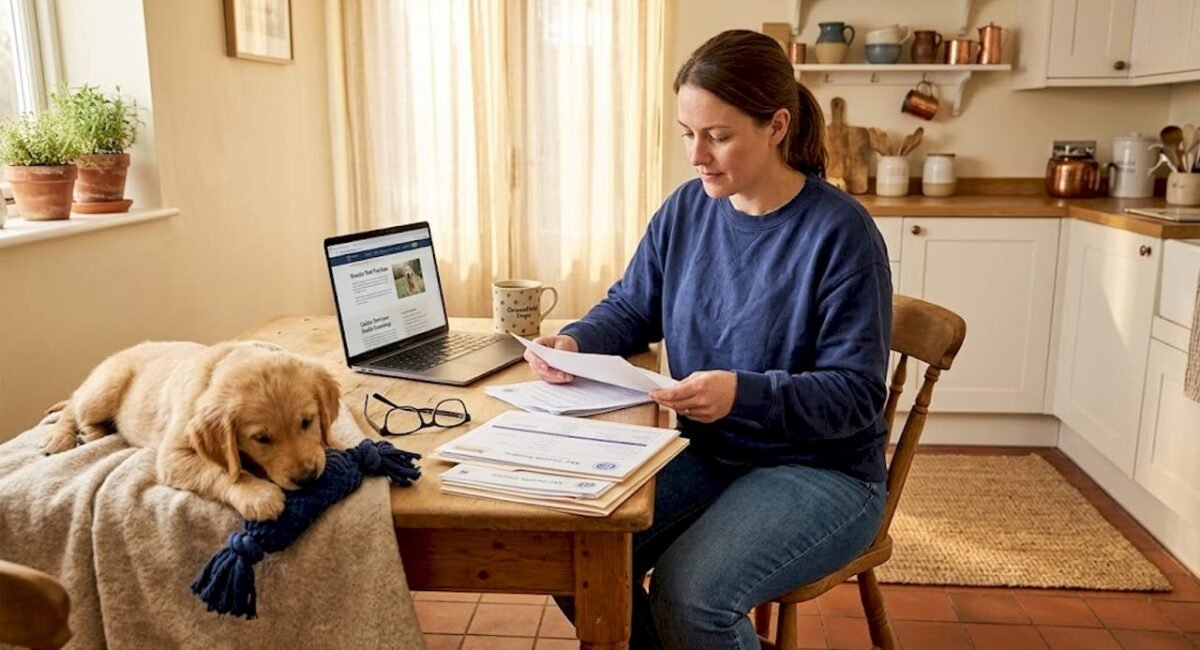 Breeder sorting puppy health credentials
