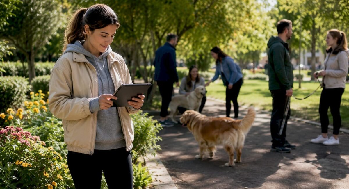 Advocate inspecting puppy mill cages